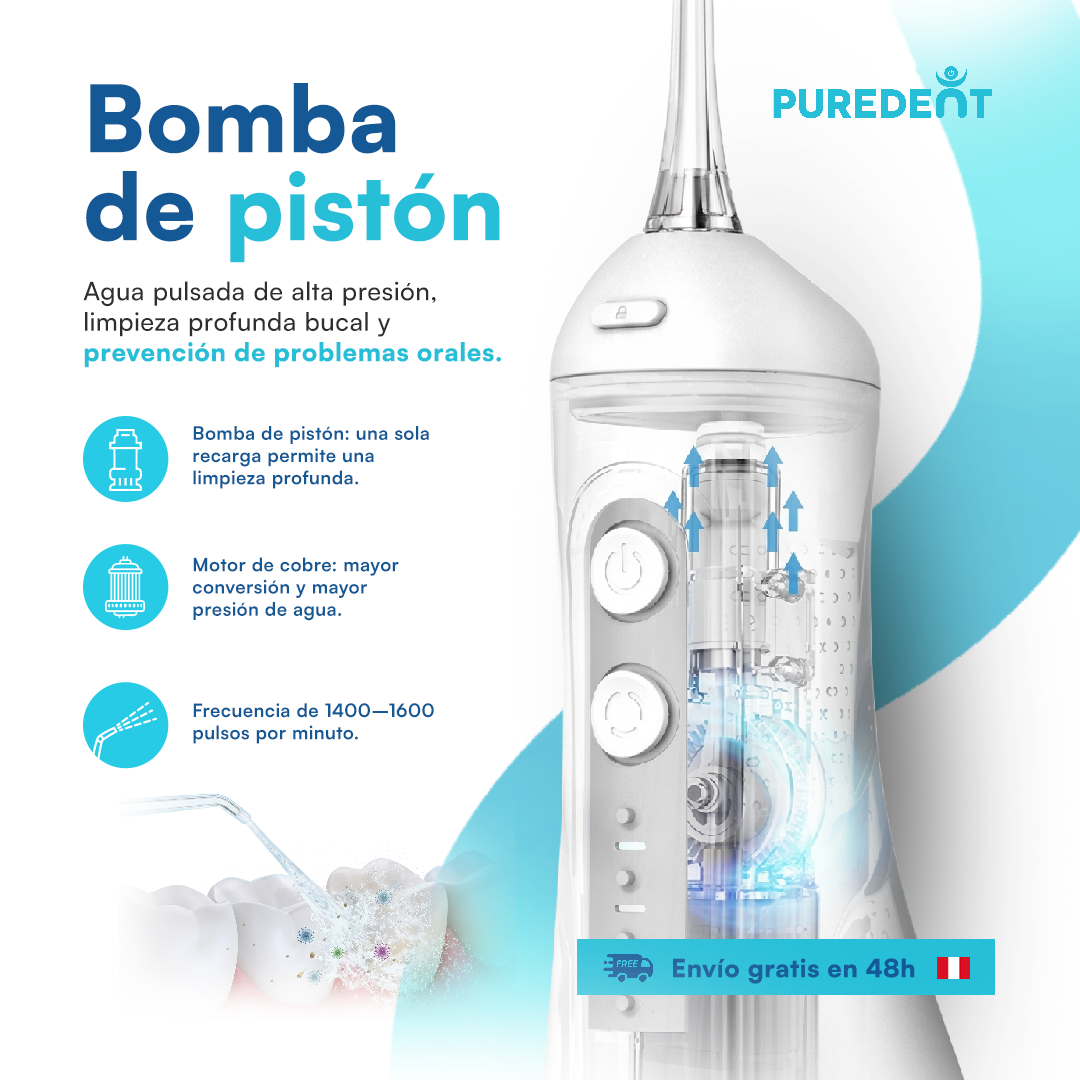 PureDent™ HydroJet PRO Irrigador Bucal