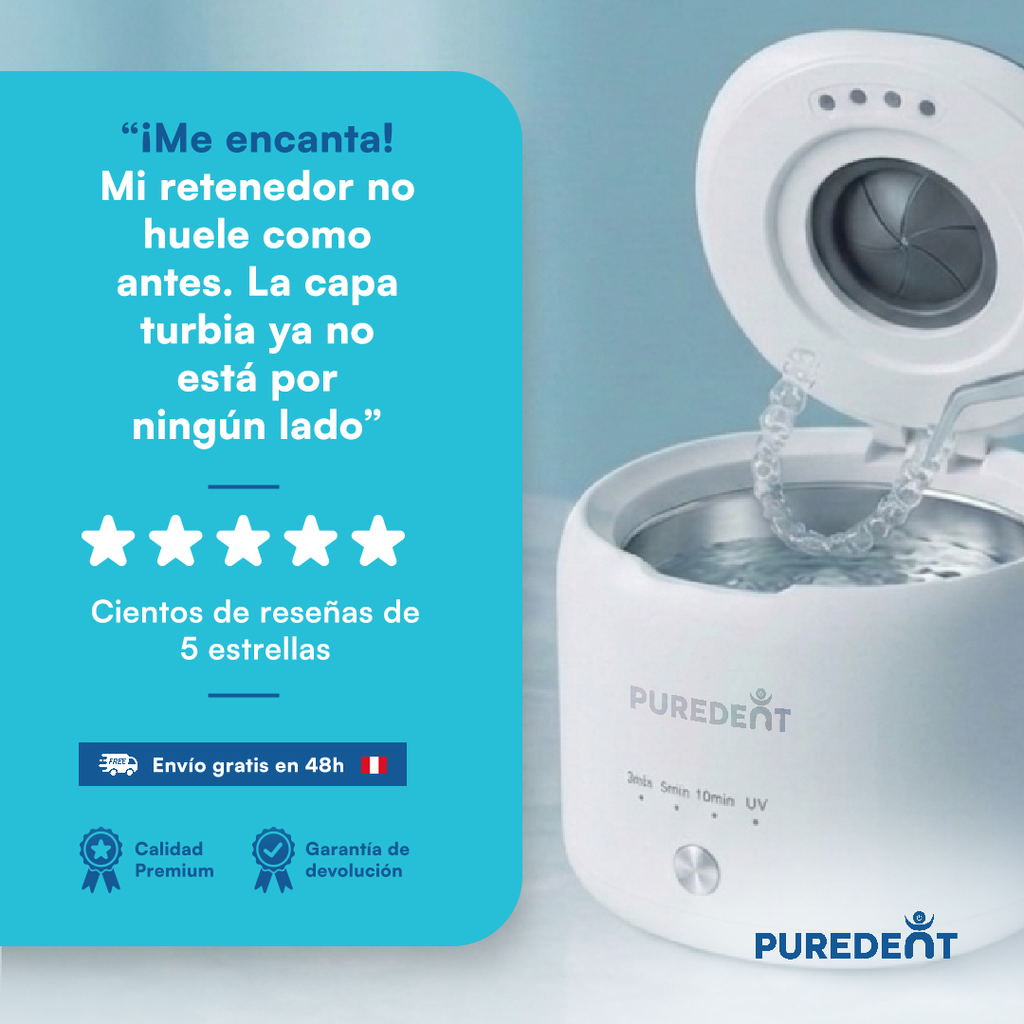 PureDent™ Limpiador Ultrasonico UV